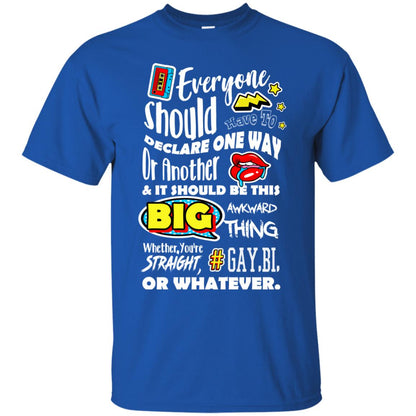 Whether You_re Straight Gay Bi Or Whatever Lgbt Shirt Royal