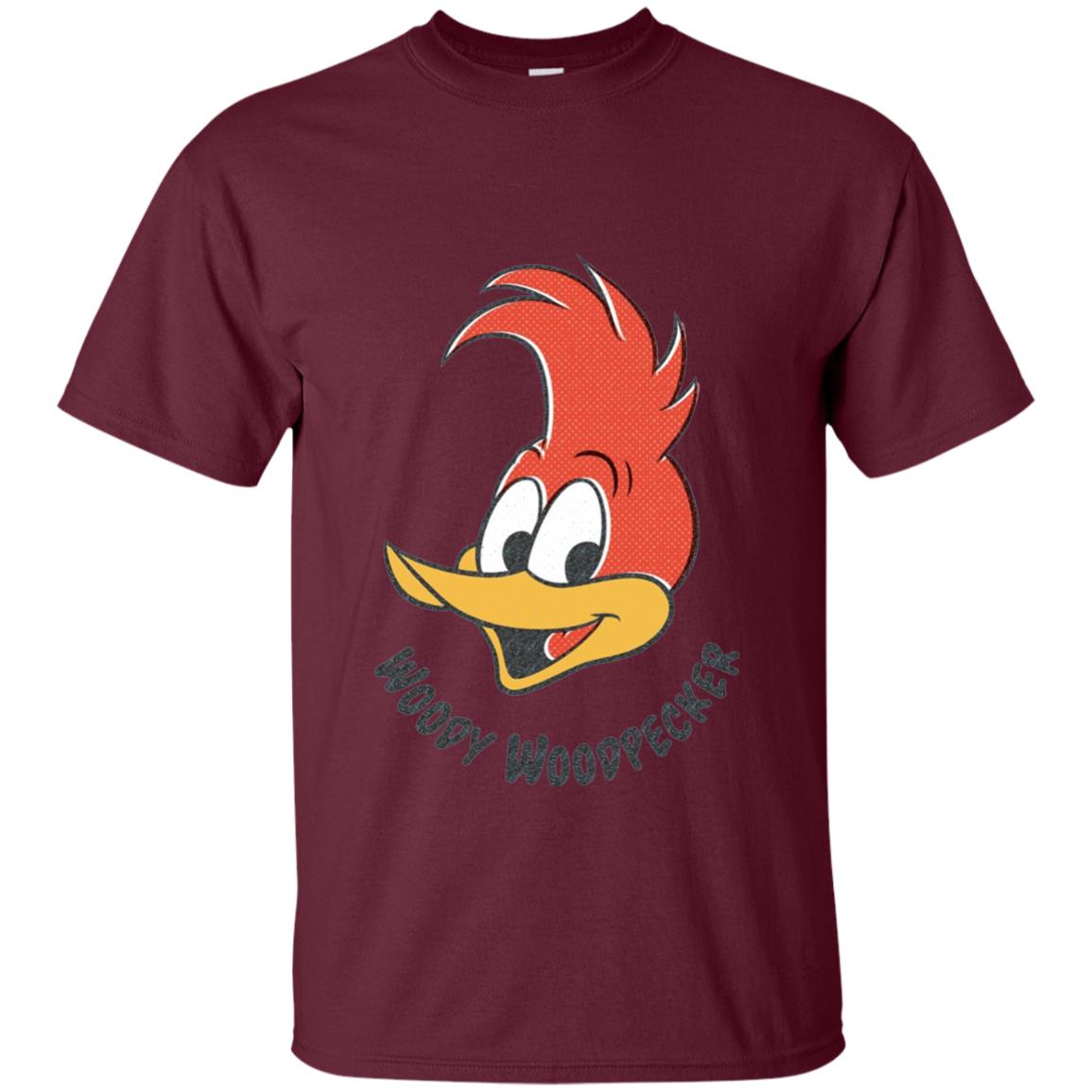 Woody Woodpecker Classic Smile T-shirt Maroon