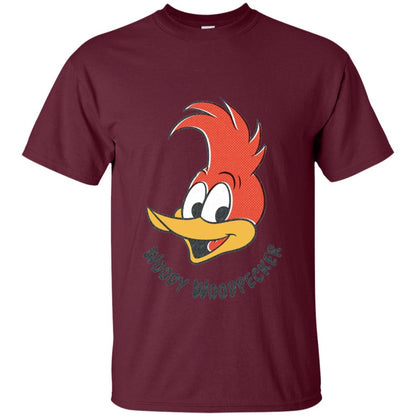 Woody Woodpecker Classic Smile T-shirt Maroon