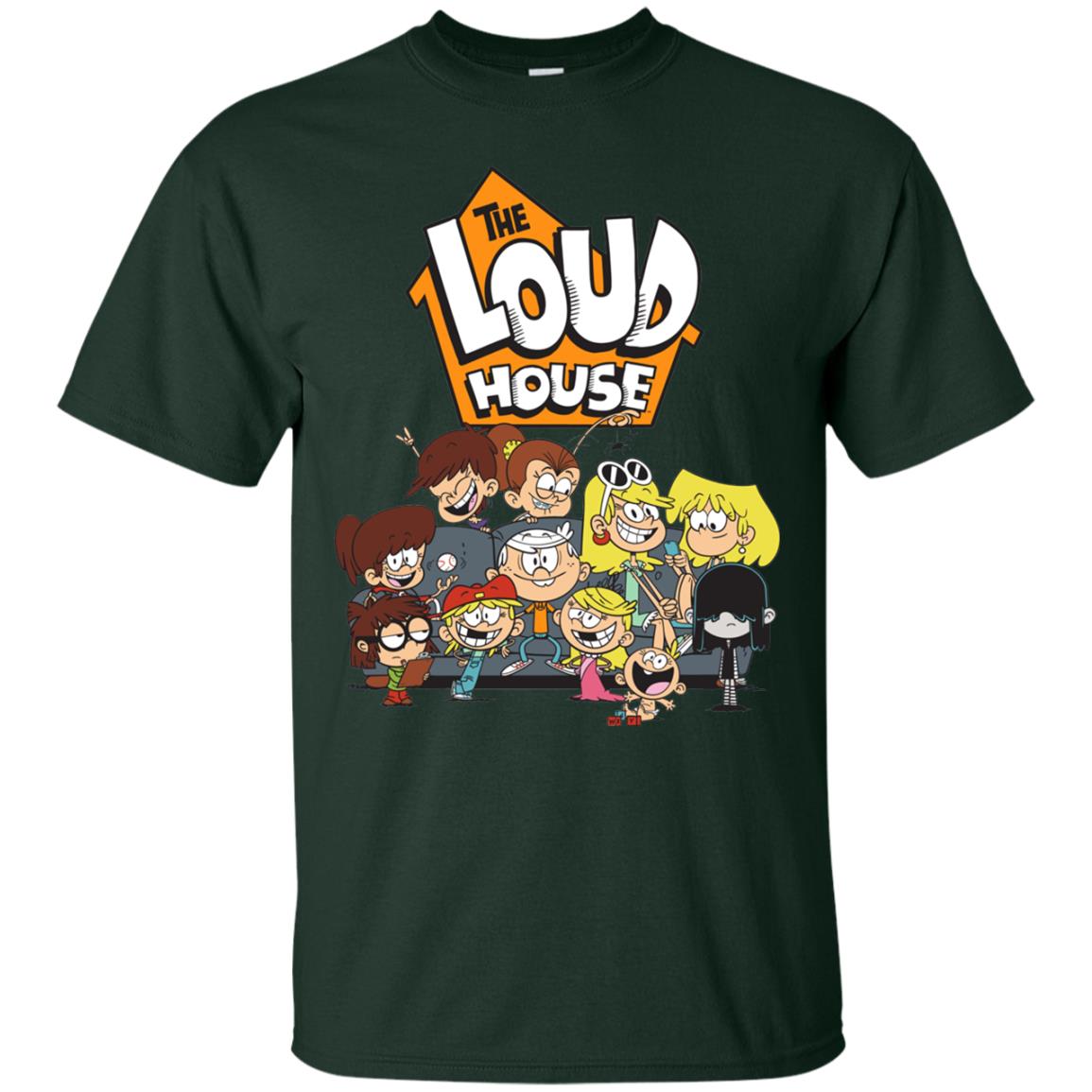 Nickelodeon The Loud House Character T-shirt Forest