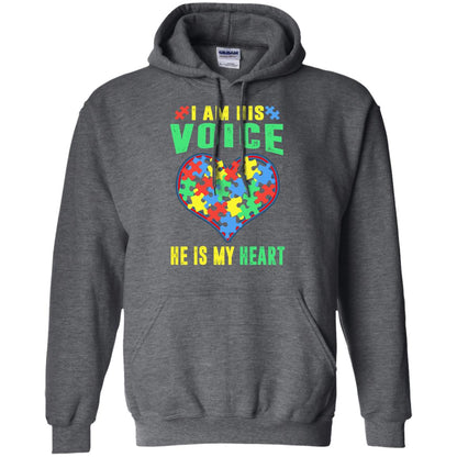 Autism Awareness Shirt He Is My Heart Dark Heather