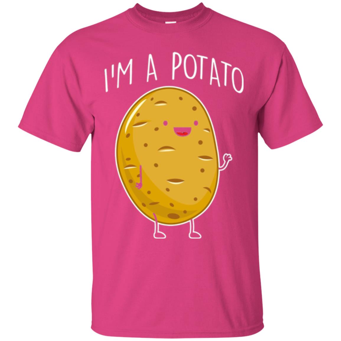 I Am Potato T-shirt Heliconia