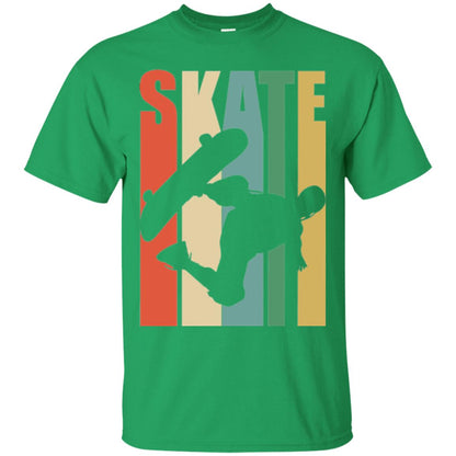 Skateboarder T-shirt Retro Vintage Irish Green