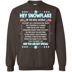 Hey Snowflake In The Real World Military T-shirt