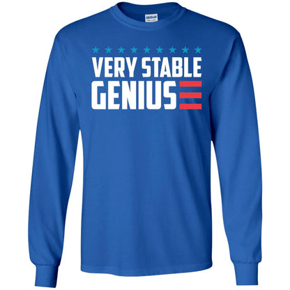 Funny Political T-shirt Very Stable Genius Royal