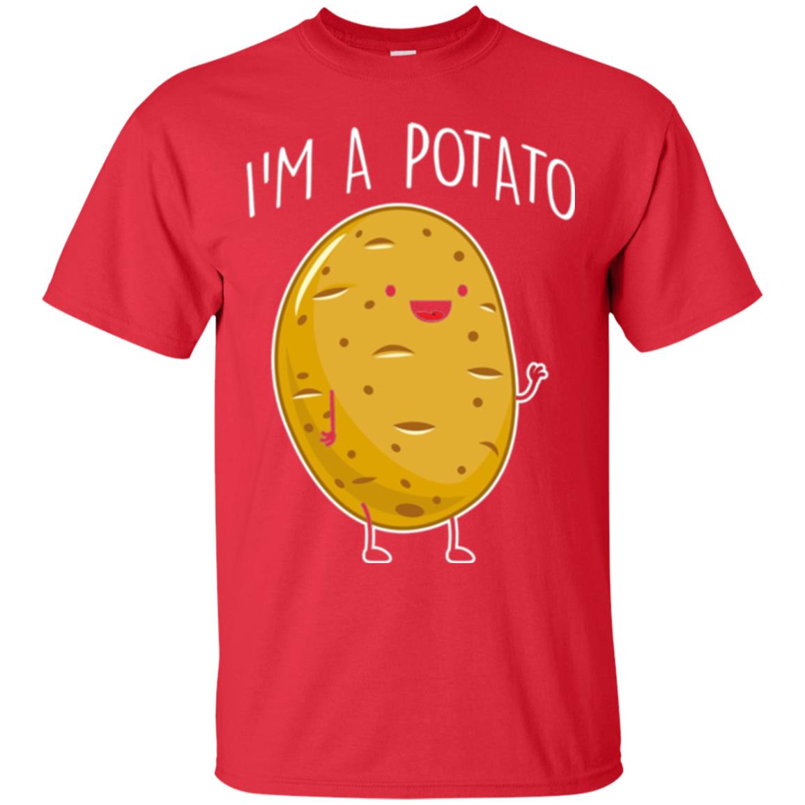 I Am Potato T-shirt Red