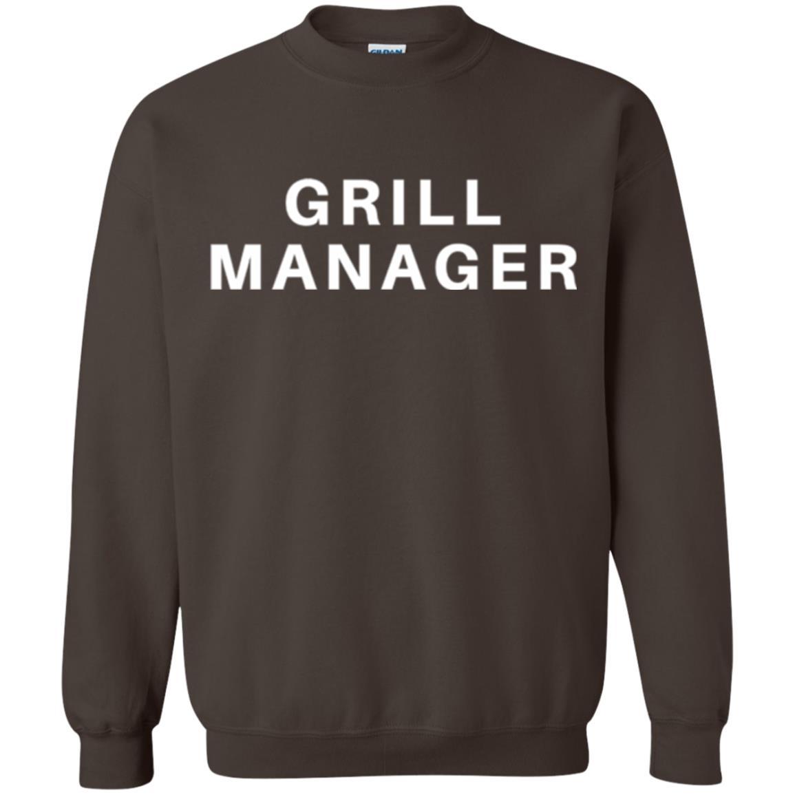 Grill Manager Cooking T-shirt Dark Chocolate