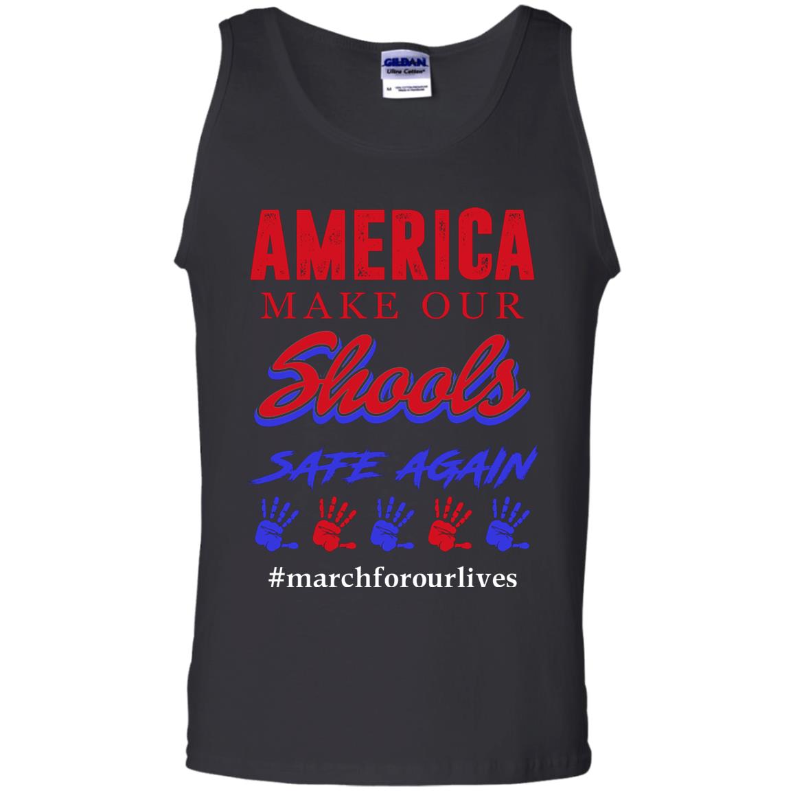 America Make Our Schools Safe Again Black