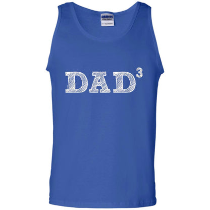 Men_s Dad3, Three Kids Father_s Day, Father Of Three T-shirt Royal
