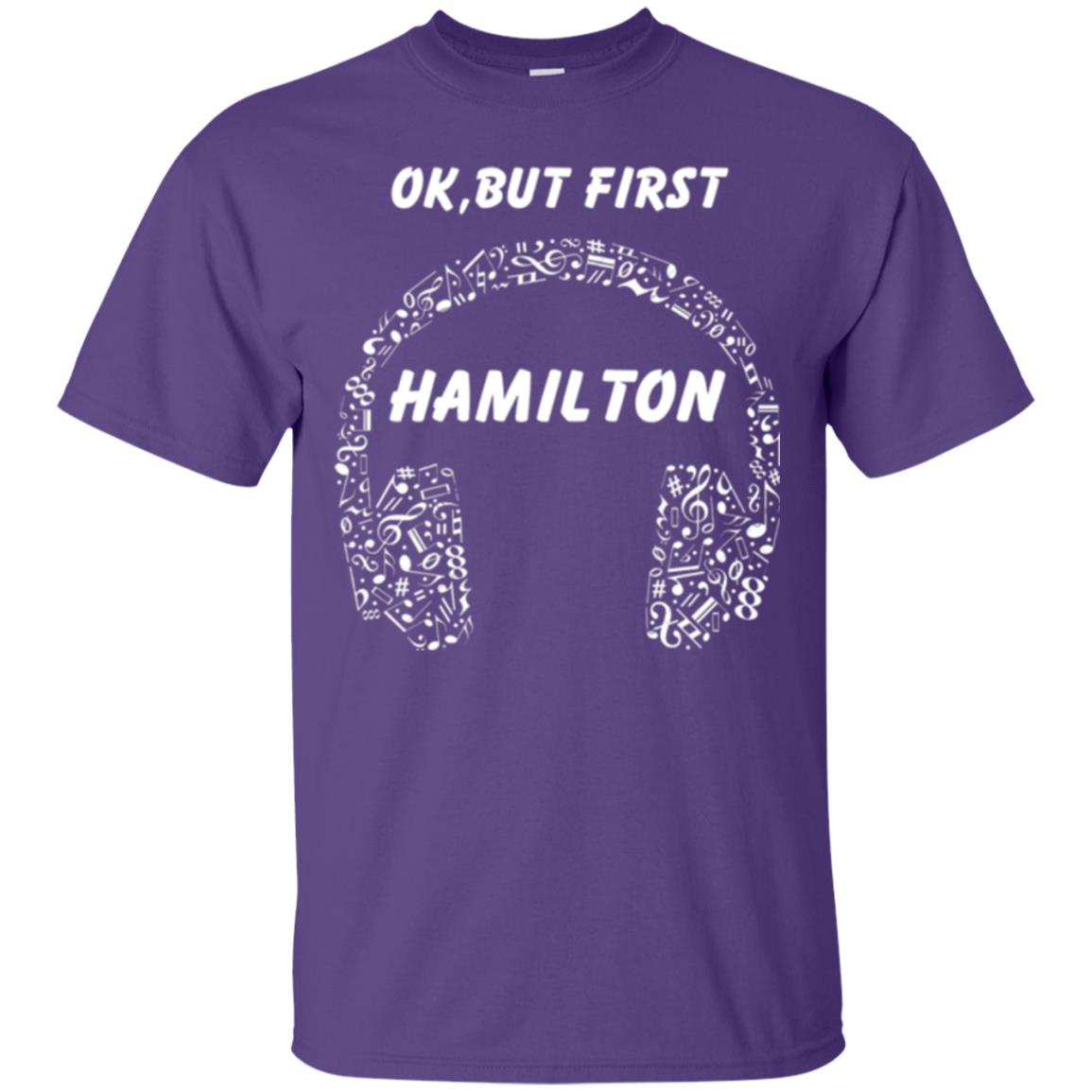 An American Musical Ok, But First Hamilton Ear Phones Purple