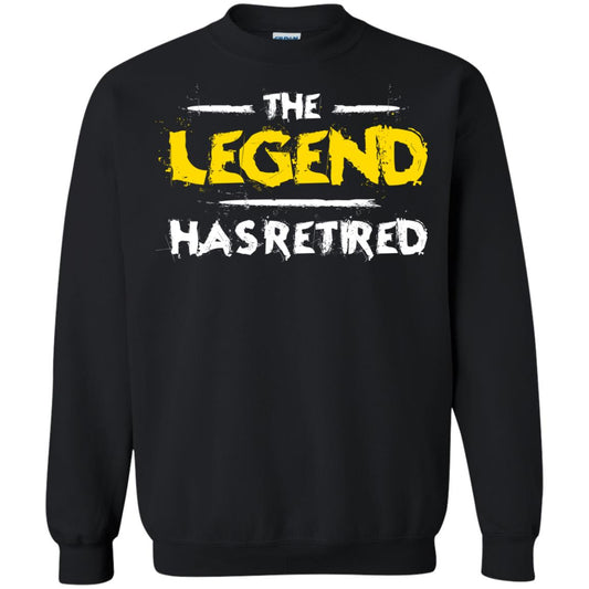 Retirement T-shirt The Legend Has Retired Black