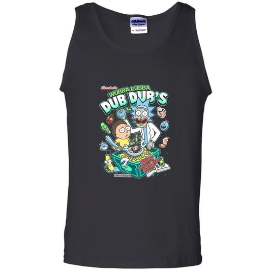 Movie T-Shirt Wubba Luba Dub Dub's Cereal Black Small