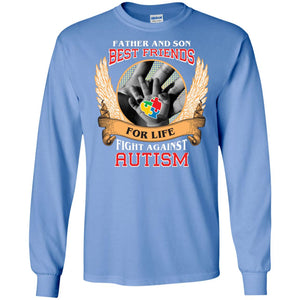 Autism Awareness T-shirt Father And Son Best Friends