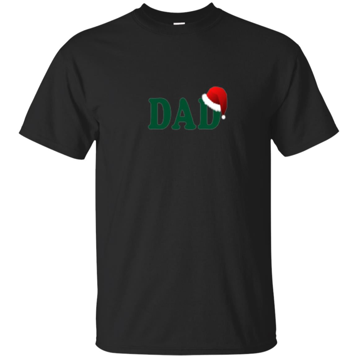 Christmas T-shirt Dad Santa Black