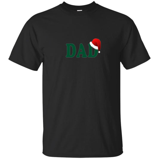 Christmas T-shirt Dad Santa Black