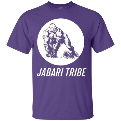 Jabari Tribe White Gorilla T-shirt Purple