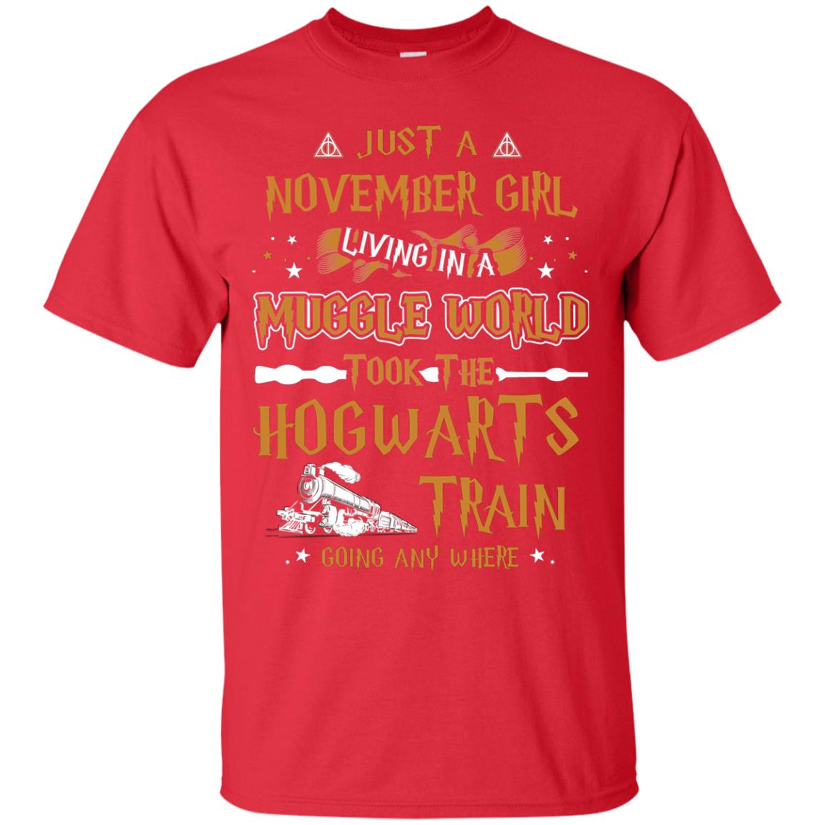 Just A November Girl Living In A Muggle World Took The Hogwarts Train Going Any Where Red
