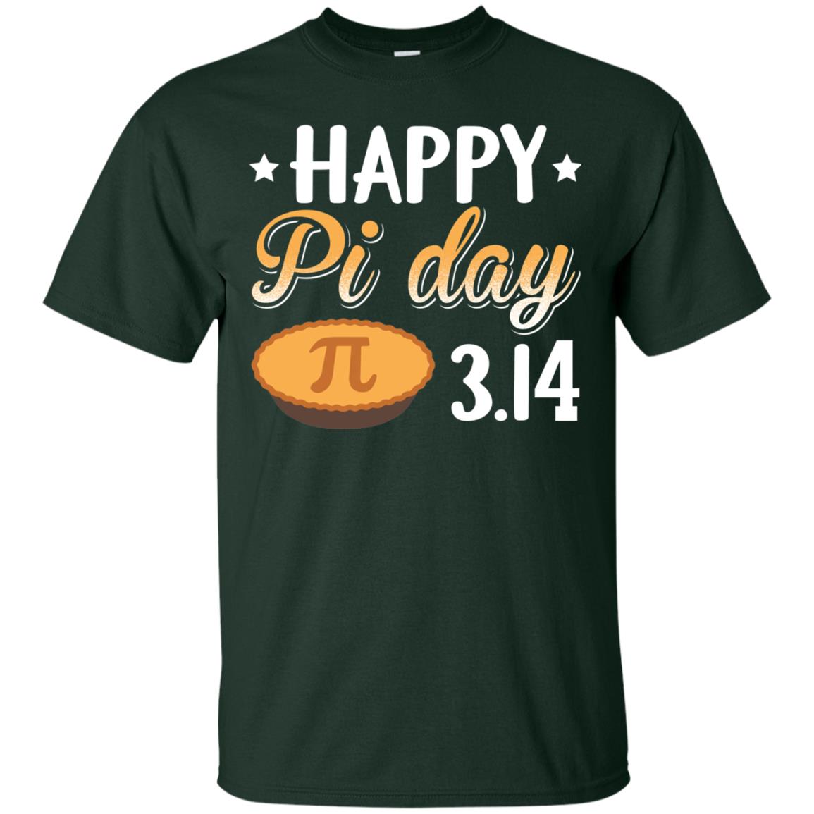 Happy Pi Day 3.14 Funny Math Lover T-shirt Forest