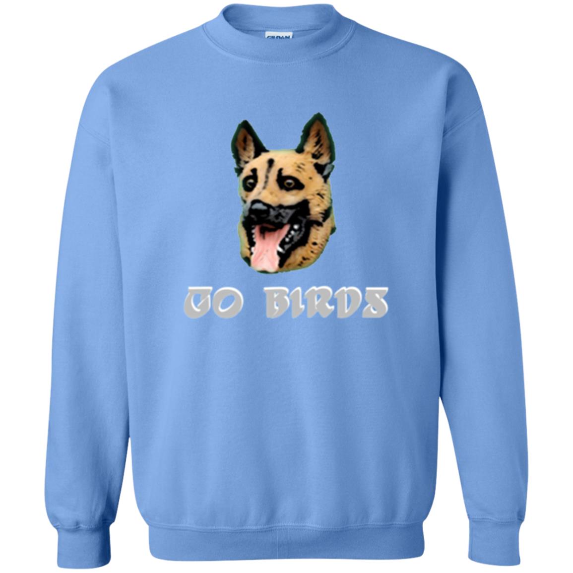 Dog Lover T-shirt Go Birds Underdog T-shirt Carolina Blue