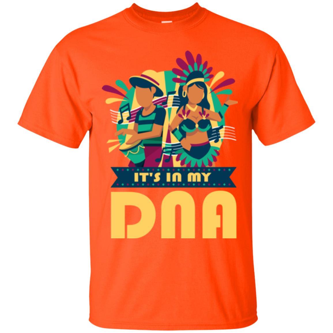 Mardi Gras T-shirt It's In My Dna Orange