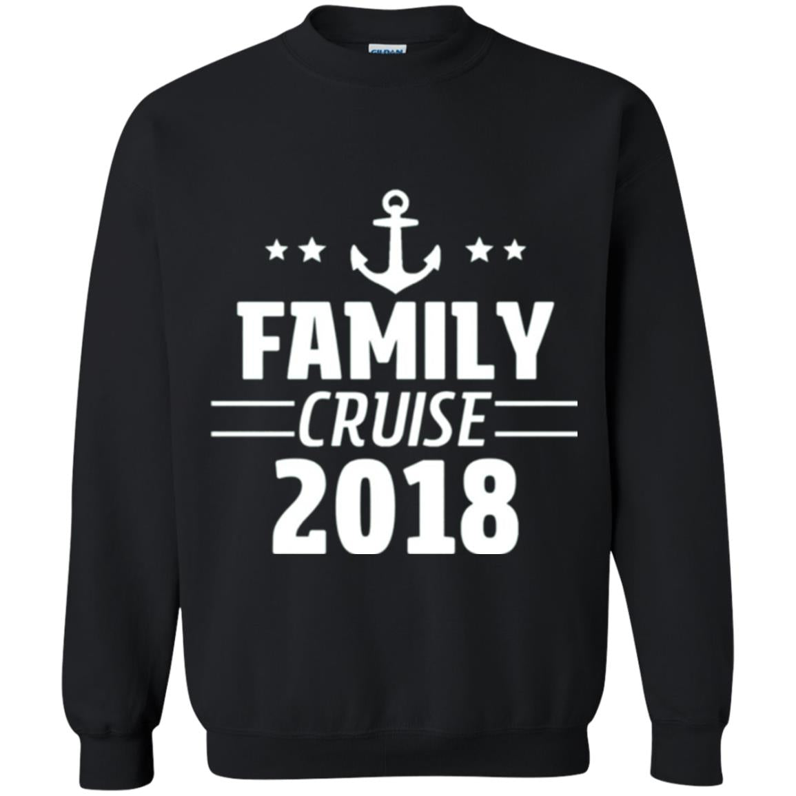 Family Cruise Vacation 2018 T-shirt Black