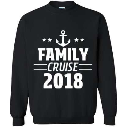 Family Cruise Vacation 2018 T-shirt Black