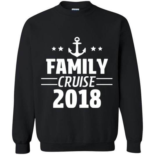 Family Cruise Vacation 2018 T-shirt Black