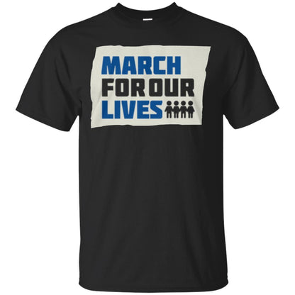 March For Our Lives Anti Gun T-shirt Black