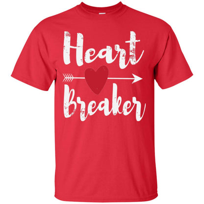 Valentines Day T-shirt Heart Breaker T-shirt Red