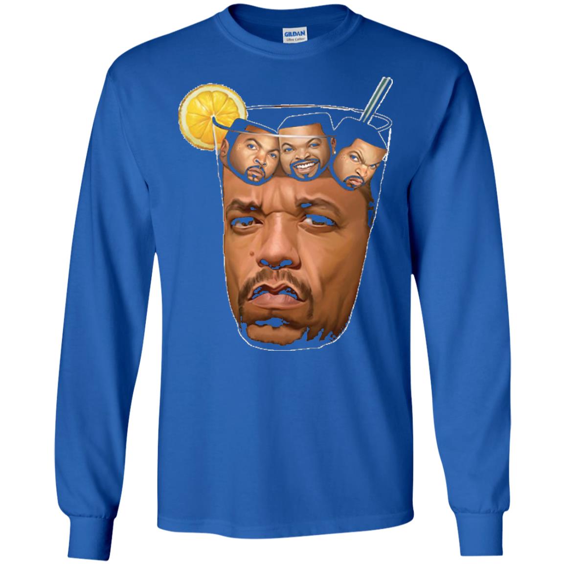 Ice T With Ice Cubes Funny T-shirt Royal