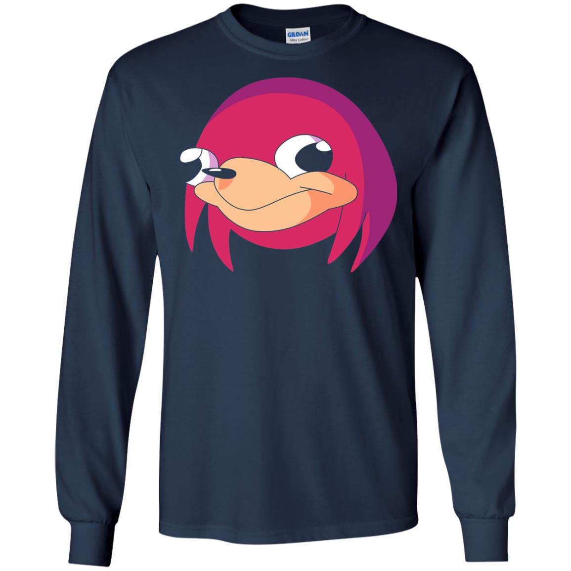 Cartoon T-shirt Ugandan Warrior Tribe Meme Navy
