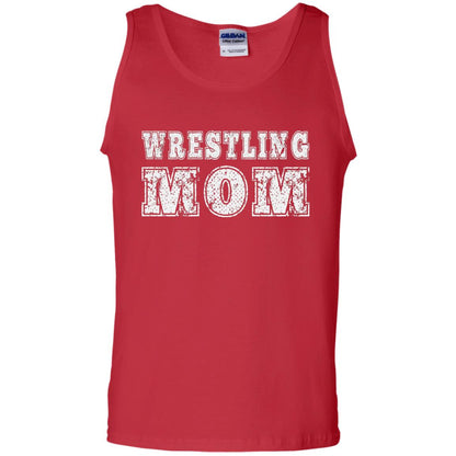 Wrestling Mom Mommy T-shirt Red
