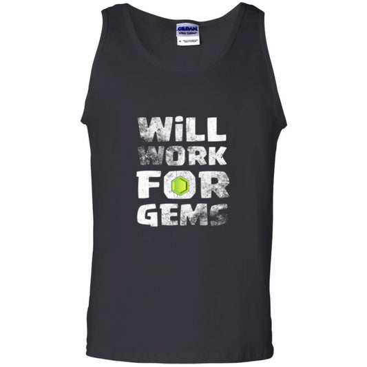Gamer T-shirt Will Work For Gems Black