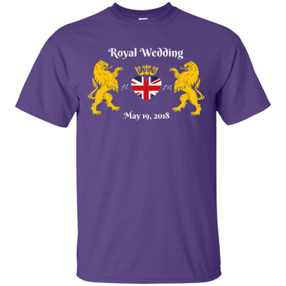 Ornate Royal Wedding May 19 2018 T-shirt Purple
