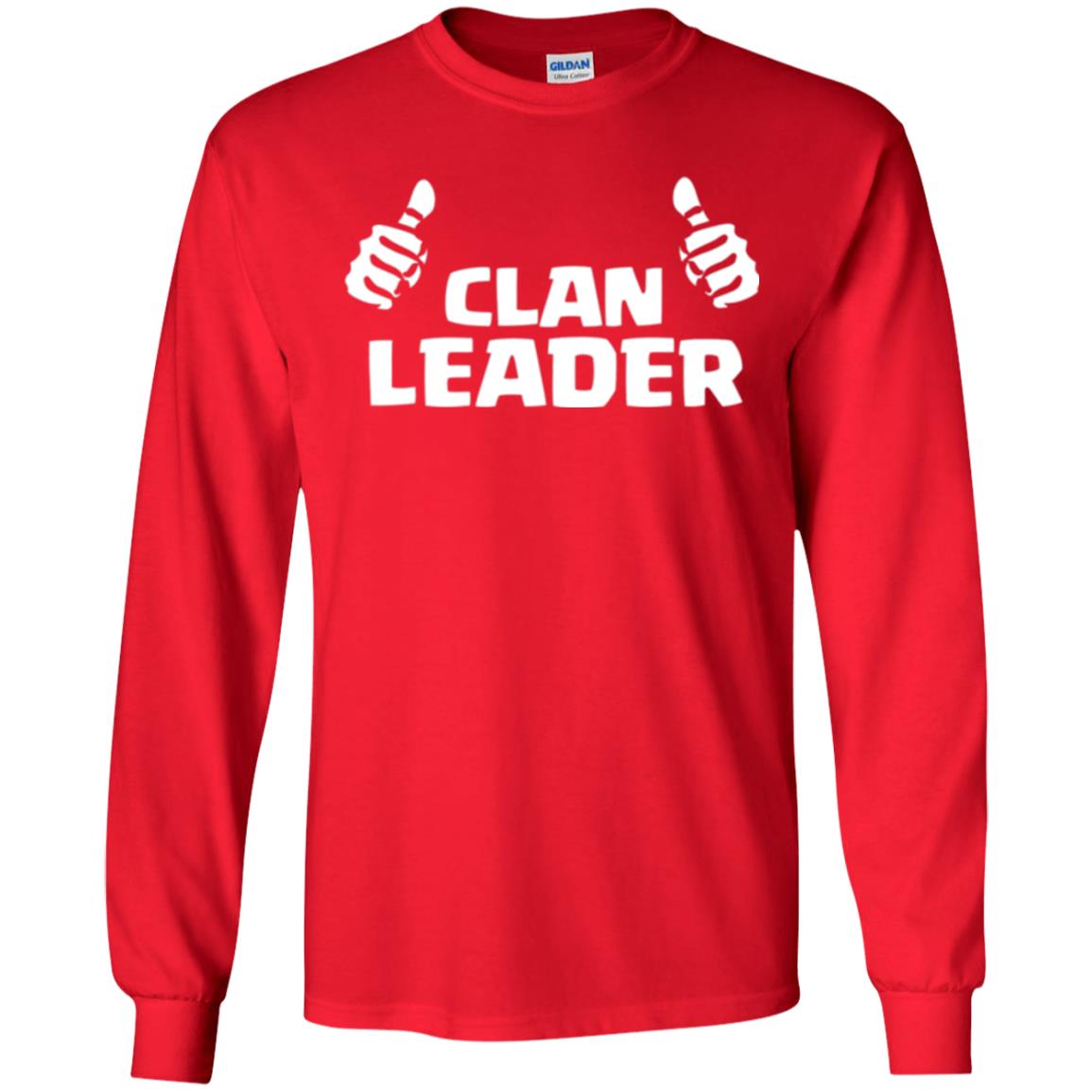 Mobile Gamers T-shirt Clan Leader Red
