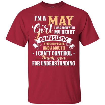 Im A May Girl I Was Born With My Heart On My Sleeve Cardinal