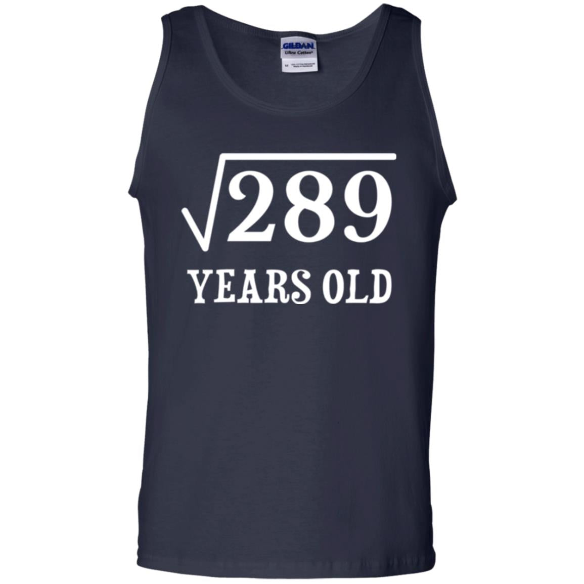 Brithday T-shirt Square Root Of 289 Navy