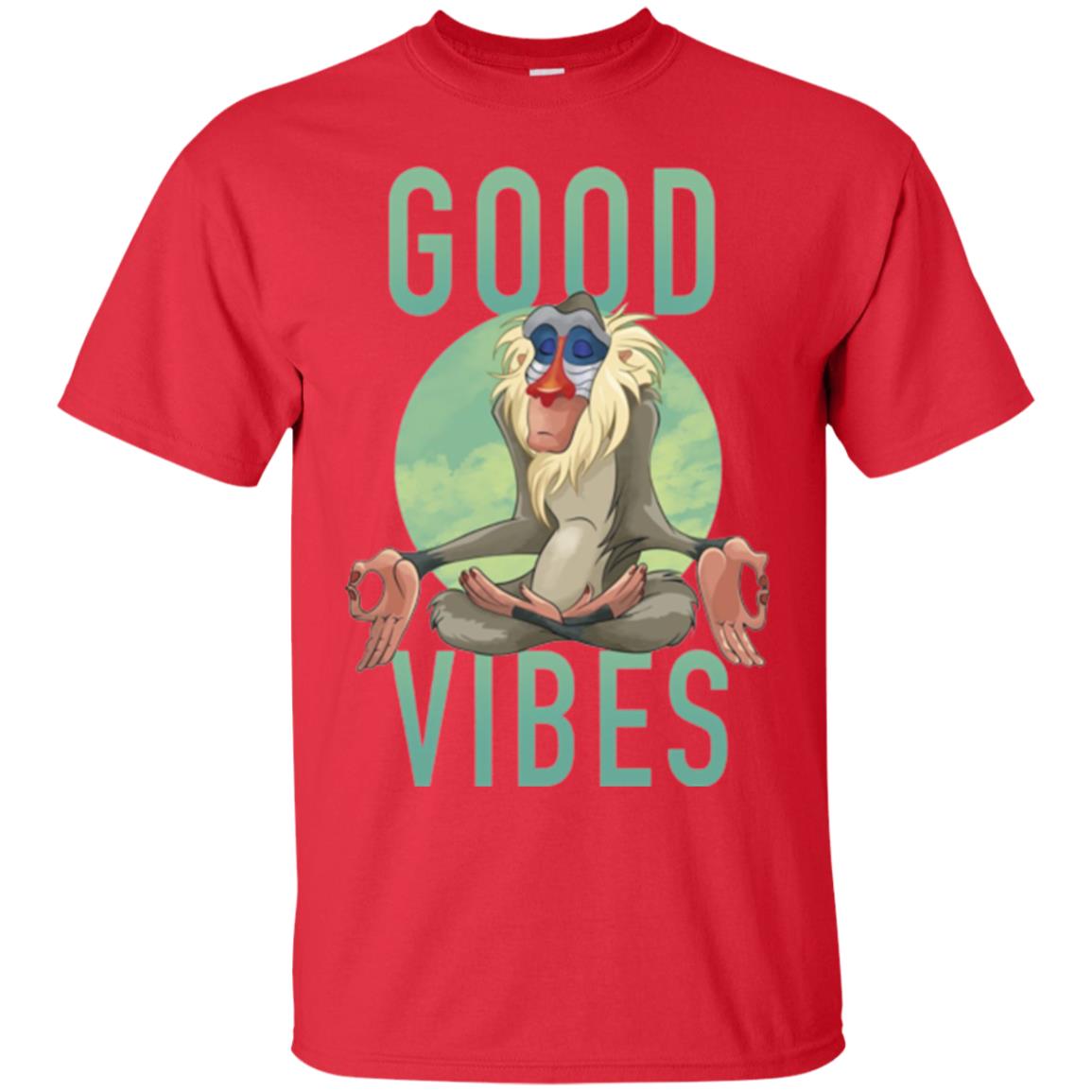Rafiki Meditate Good Vibes T-shirt Red
