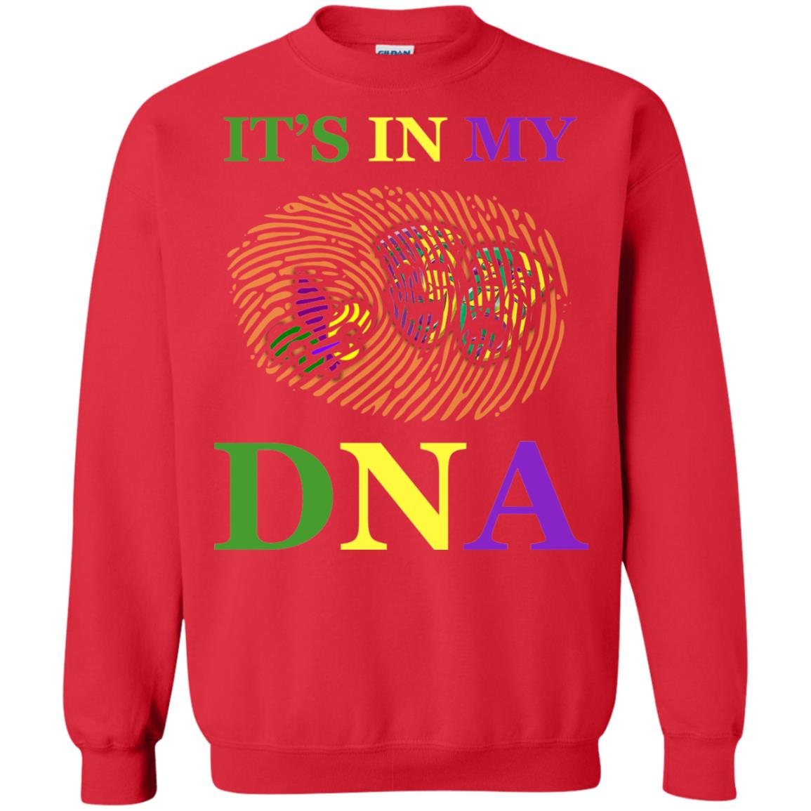 Mardi Gras T-shirt It's In My Dna Red