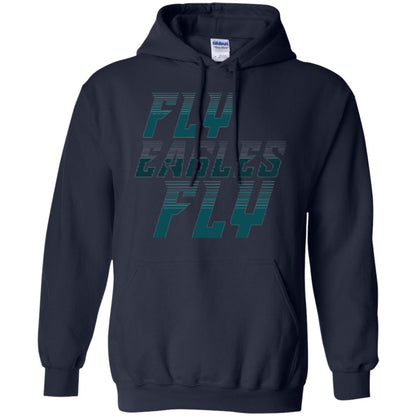 Football Lover T-shirt Fly Eagles Fly Navy
