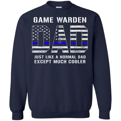 Game Warden Dad Normal Cooler Fathers Day Tbl Shirt Navy
