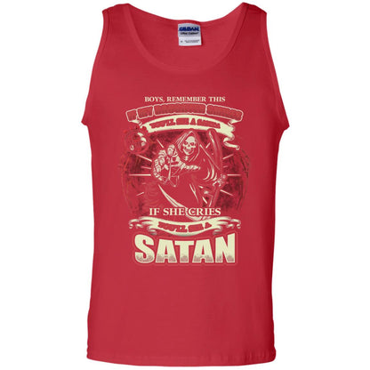 Boys Remember This If My Daughter Smiles You Will See A Santa If She Cries You Will See A Satan Red