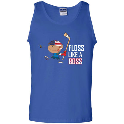 Floss Like A Boss Shirt For Hockey Players Royal