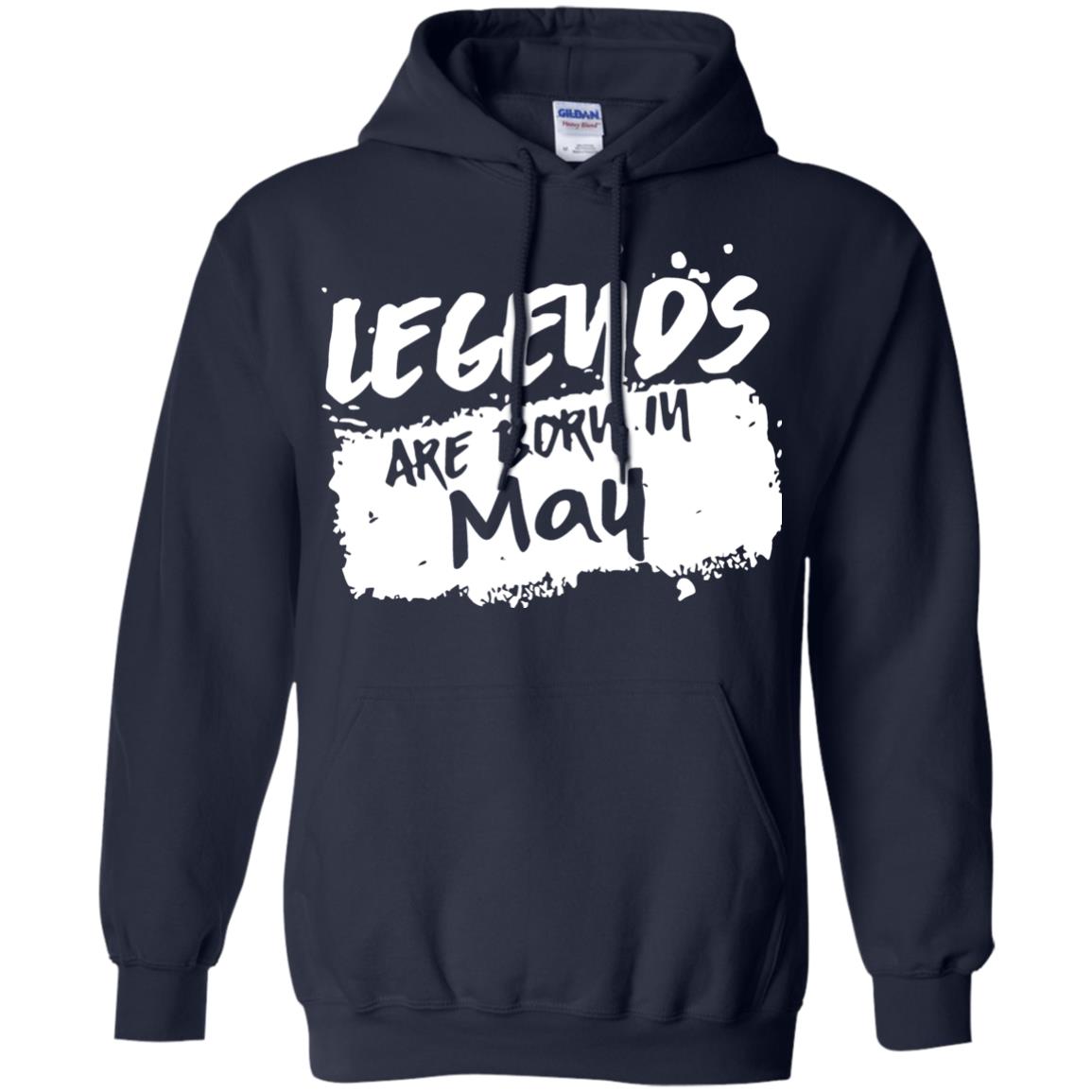 May Birthday Shirt Legends Are Born In May Navy