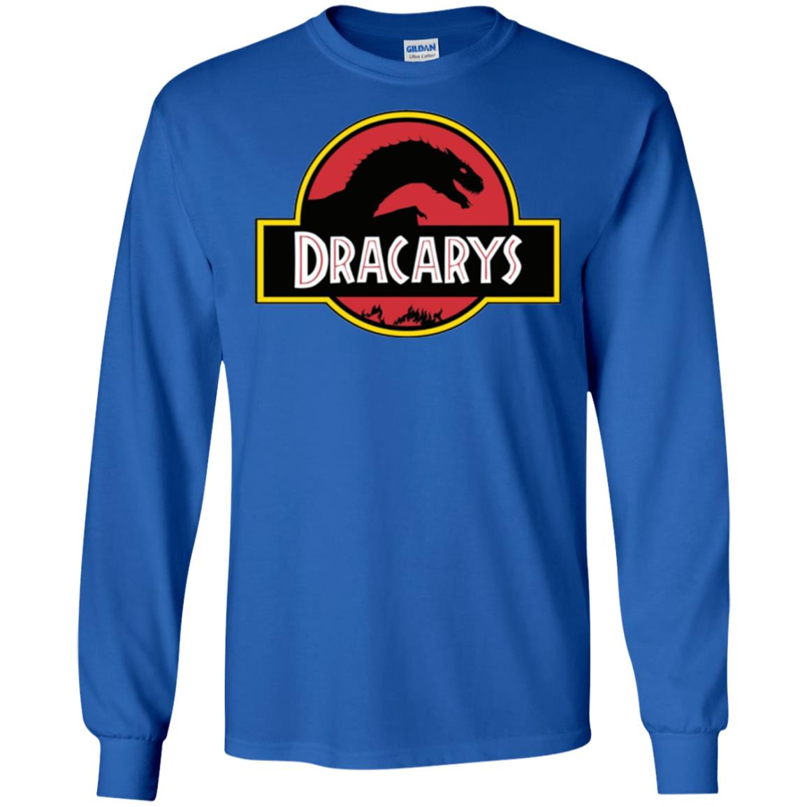 Dracarys Dragon Dinosaur T-shirt Royal