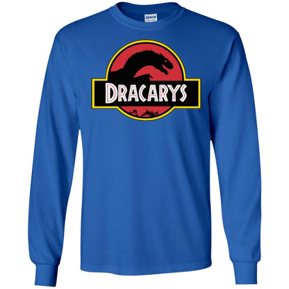 Dracarys Dragon Dinosaur T-shirt Royal