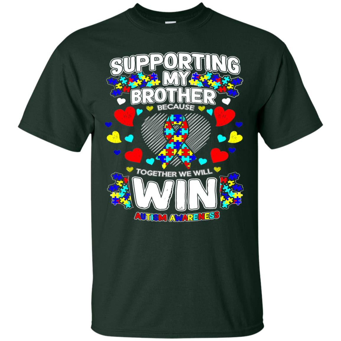 Autism Awareness Shirts For Supporting My Brother Forest