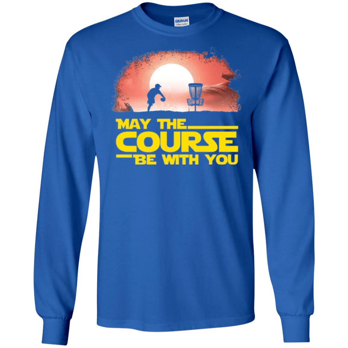 May The Course Be With You T-shirt Royal