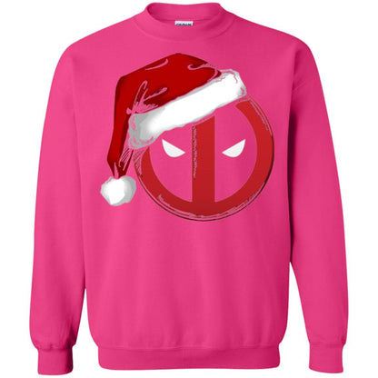 Christmas T-shirt Marvel Deadpool Icon Santa Hat Christmas Graphic Heliconia