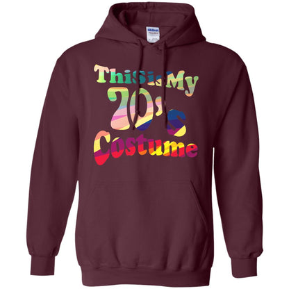 70s Halloween Costume 70s T-shirt For Women Men Girls Maroon